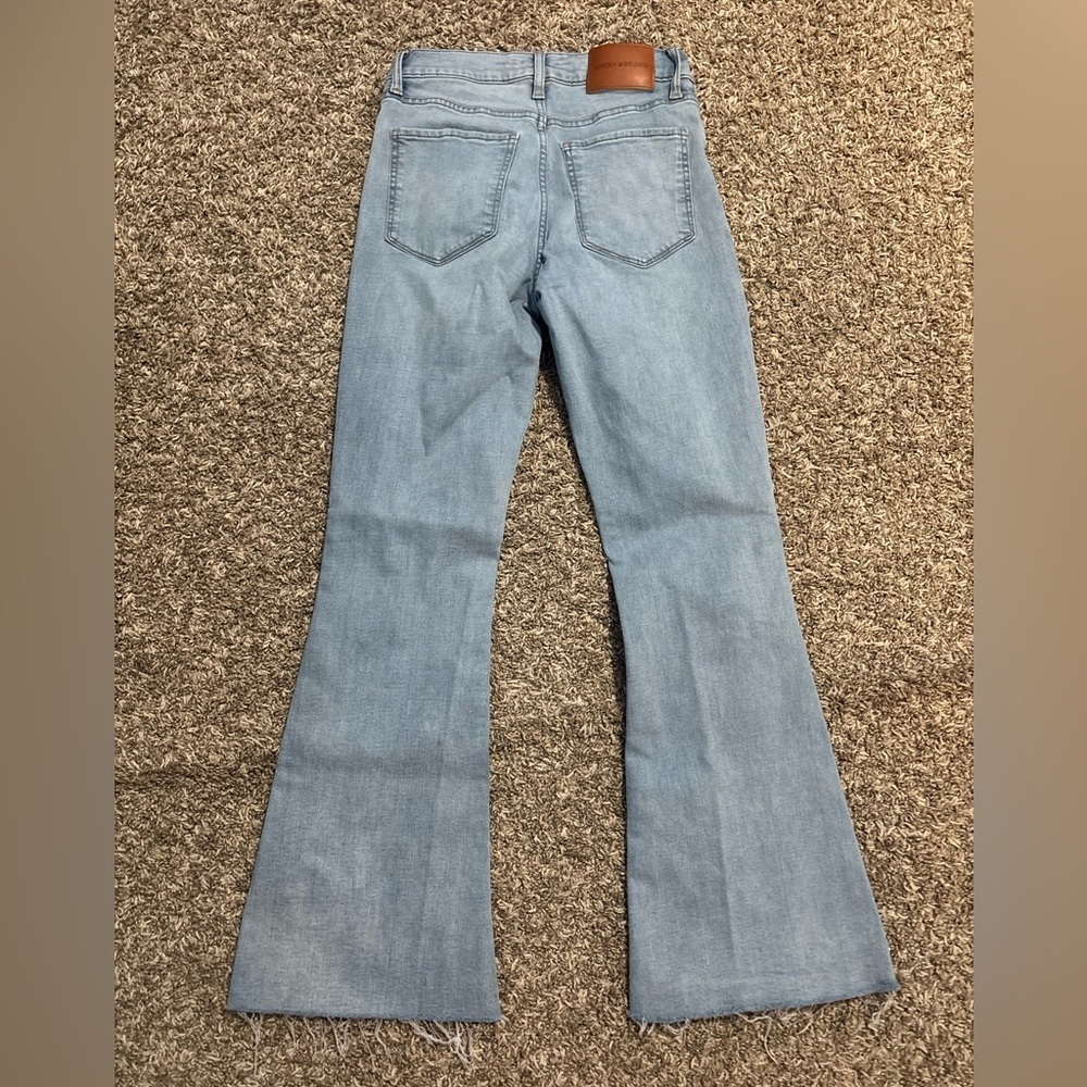 Lucky Brand Sky Blue Flare Jeans - Picture 9 of 10